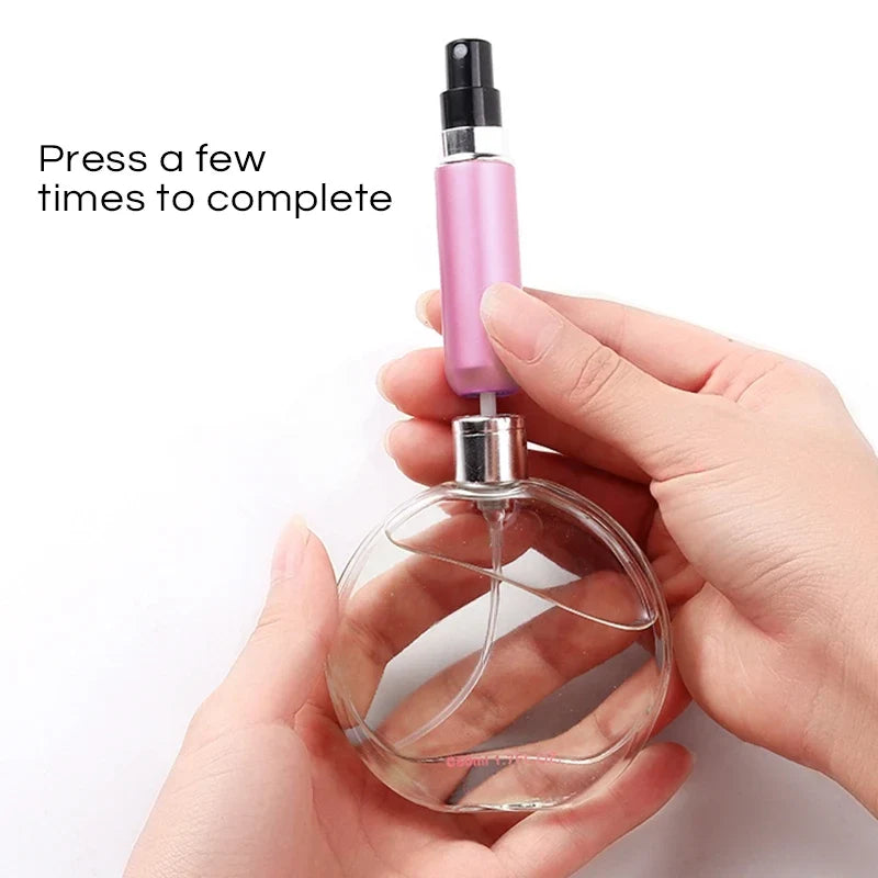 Mini Refillable Fragrance Spray Bottle Perfect for Travel & Everyday Use(Pack of 3)