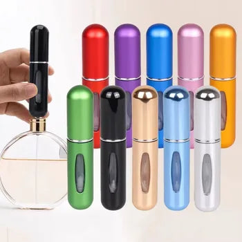 Mini Refillable Fragrance Spray Bottle Perfect for Travel & Everyday Use(Pack of 3)