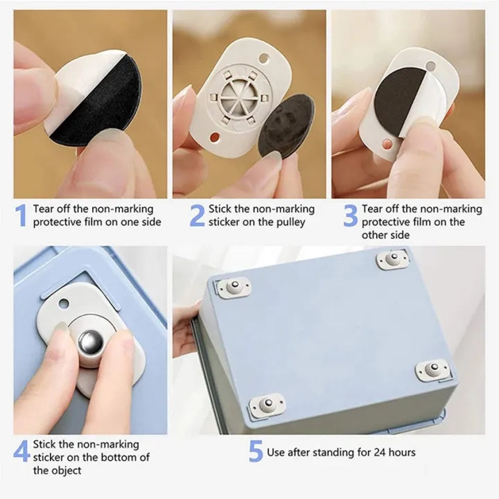 360° Magic Wheels Move Anything Without Lifting