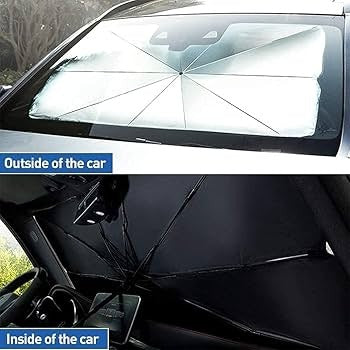 Premium Car Sunshade for Windscreen Reflective Heat Blocker
