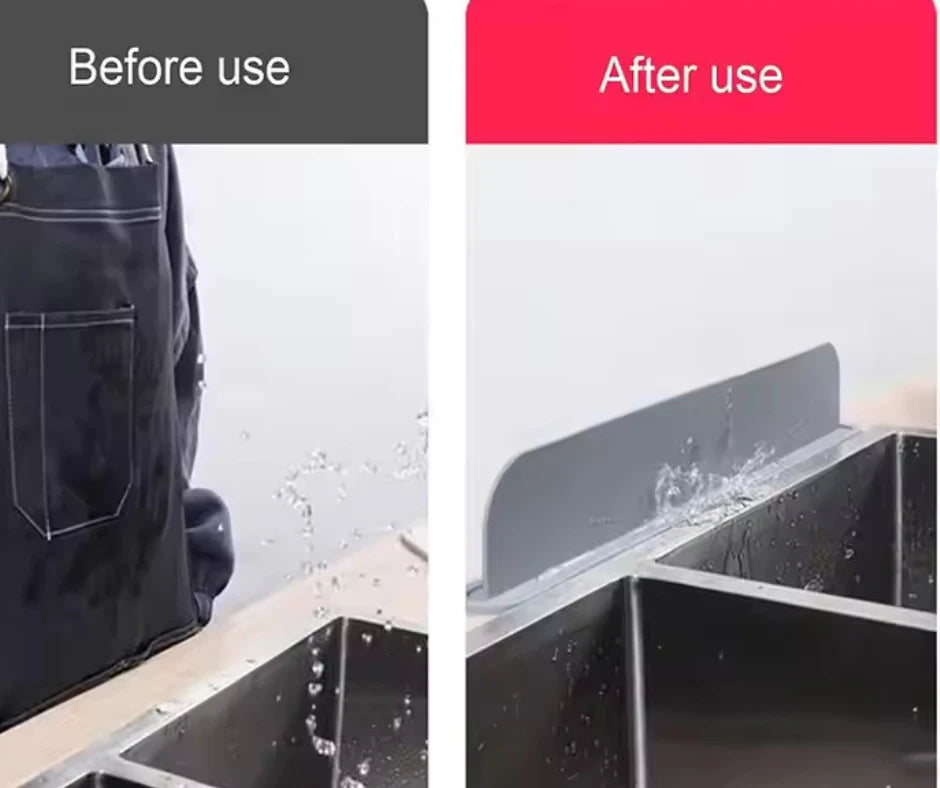 Self-Adhesive Sink Splash Guard Keep Your Counter Dry.