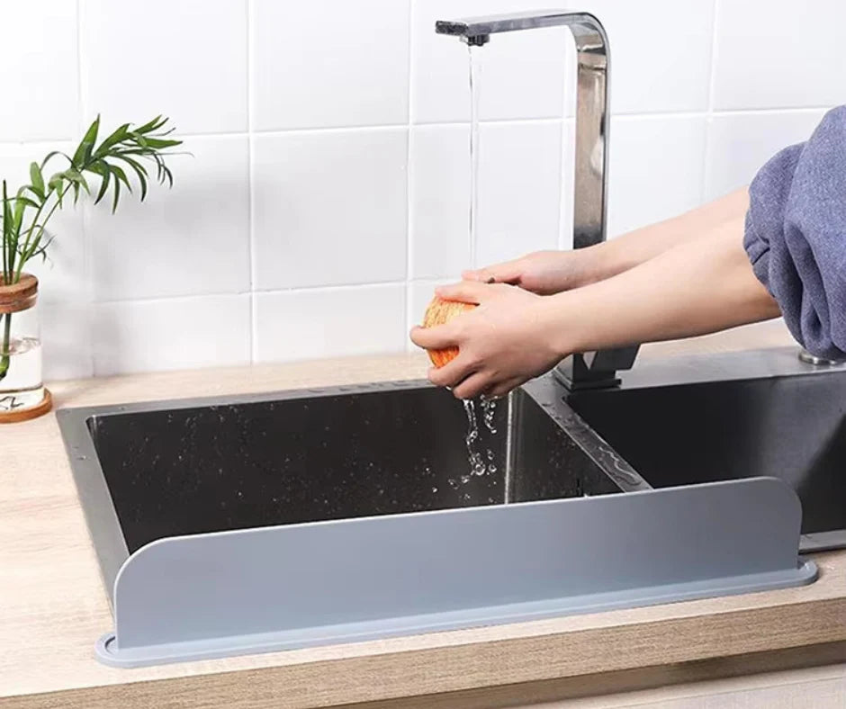 Self-Adhesive Sink Splash Guard Keep Your Counter Dry.