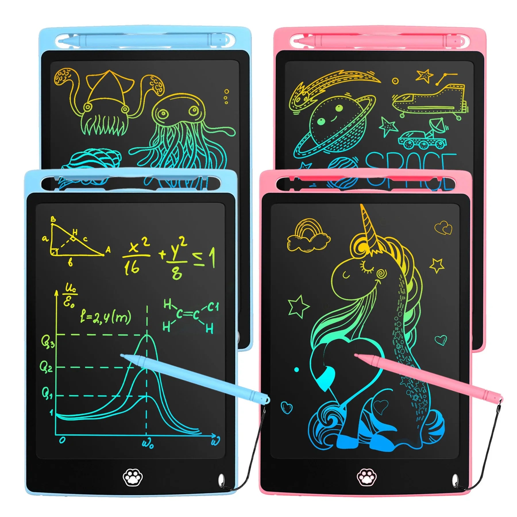 Kids LCD Writing Tablet Colorful Screen for Drawing & Learning