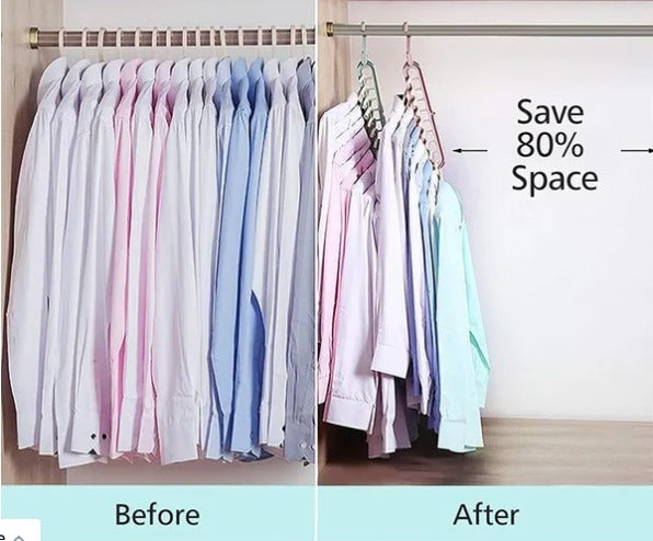 9 Hole Space Saving Closet Organizer
