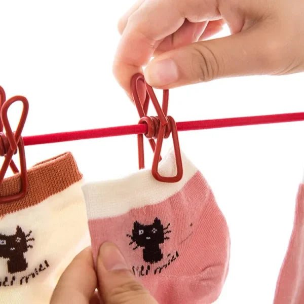 Portable Clothesline Clip