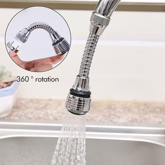Flexible 360° Kitchen Faucet Adjustable, Rotating & Easy-Use Tap.