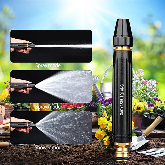 Heavy-Duty Water Speed Nozzle Powerful Jet Spray Nozzle for Car, Garden & Home.