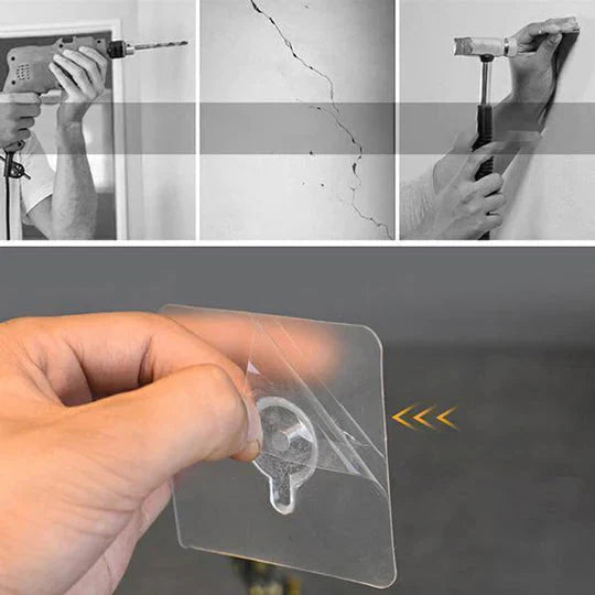 No Prying Sticker Easy Fix No-Drill Screw Sticker Perfect for Tiles & Walls (IMPORTED ...